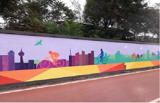 嘉禾墙体彩绘-围墙