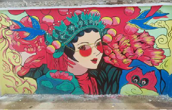 嘉禾墙体彩绘-网红墙