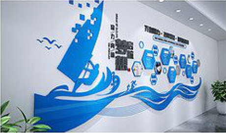 嘉禾海浪主题文化墙如何设计？