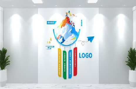 嘉禾公司企业形象墙的工艺材料有哪些？