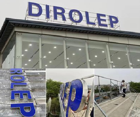 嘉禾楼顶发光字安装的注意事项。